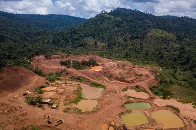 Alluvial gold mining land for rent in Ashanti Region Ghana